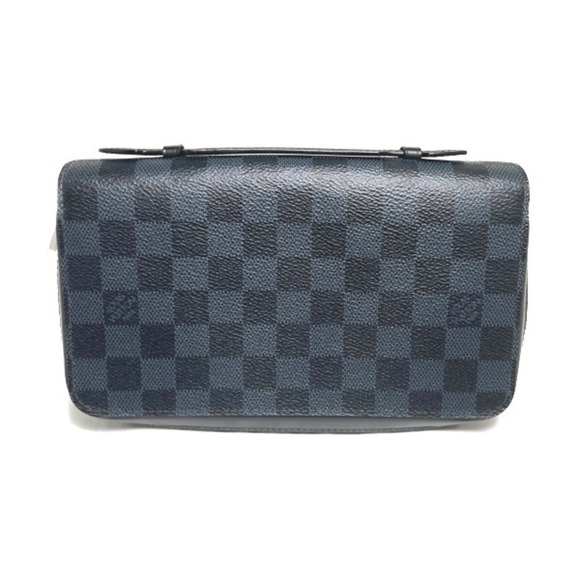 LOUIS VUITTON Zippy XL Damier Ecobalt Wallet N41590 Louis Vuitton Cobalt Seco...